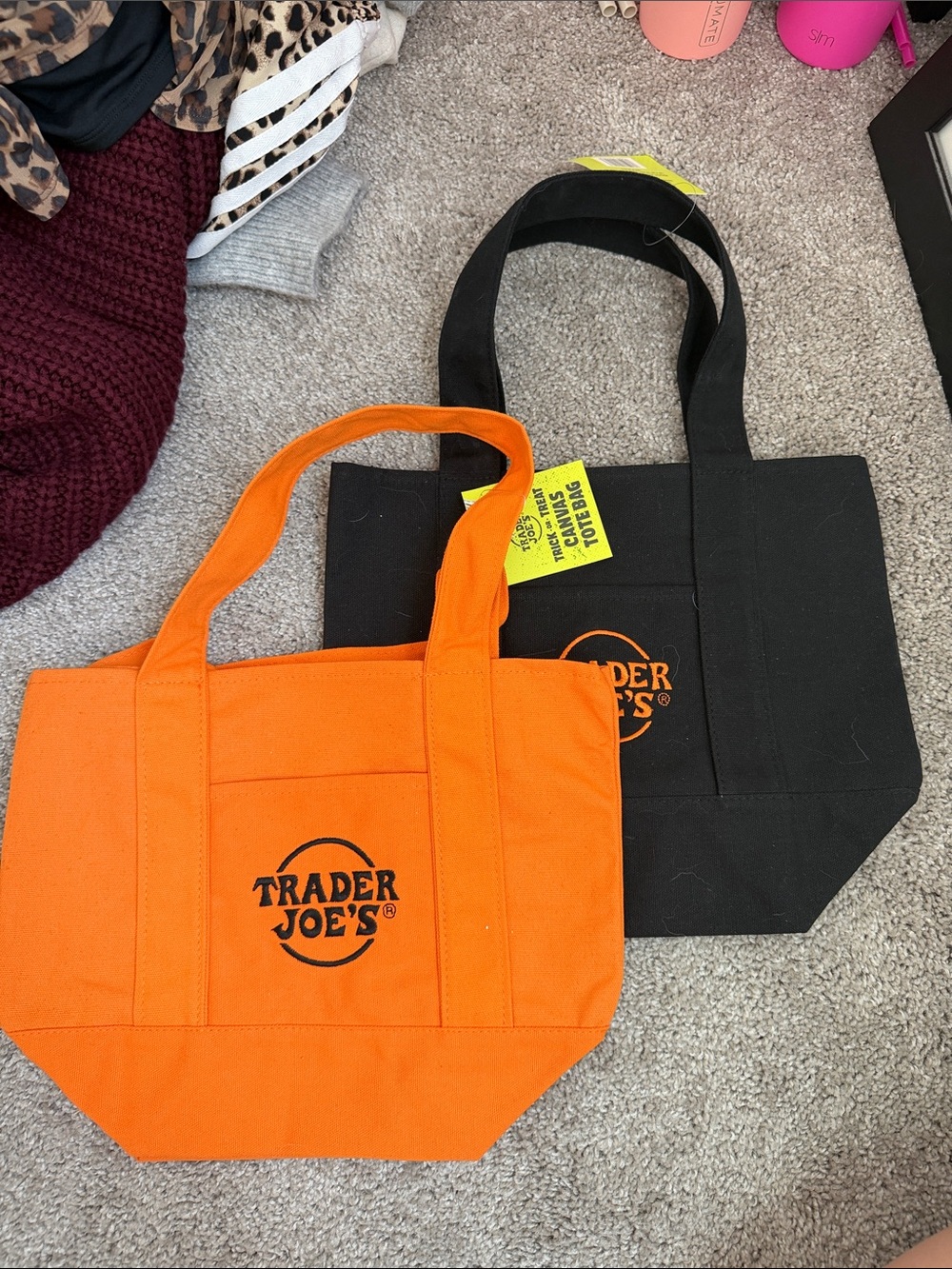 Women's Canvas Tote Bag - Orange